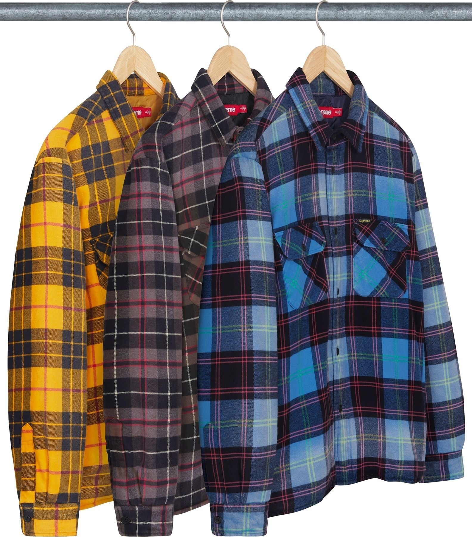 Quilted Plaid Shirt